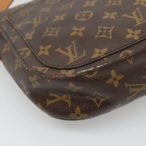 Authentic LOUIS VUITTON Monogram Saint Cloud GM Shoulder Bag Vintage M51242 - Picture 15 of 16